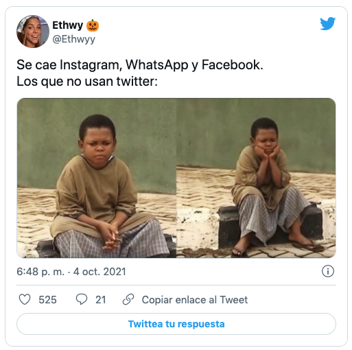 memes caida whatsapp, facebook e instagram