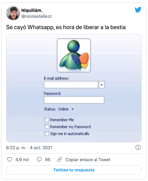 memes caida whatsapp, facebook e instagram