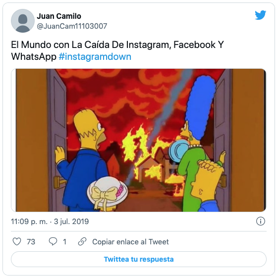 meme caida de whatsapp, facebook e instagram